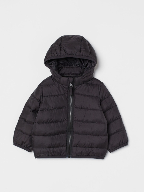 

H&M Black Hooded Puffer Jacket