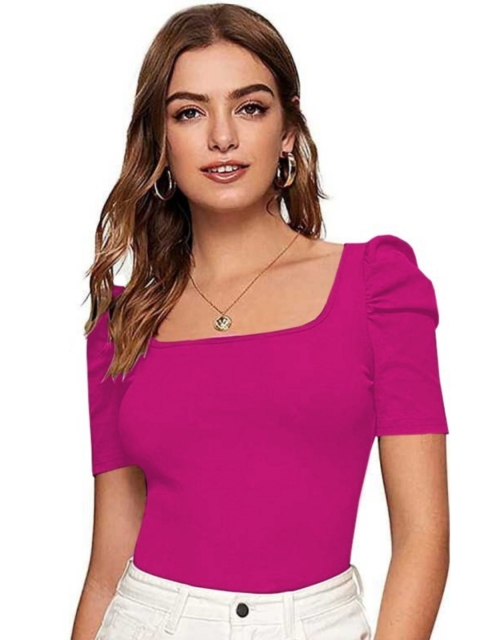 

Dream Beauty Fashion Women Pink Bardot Top