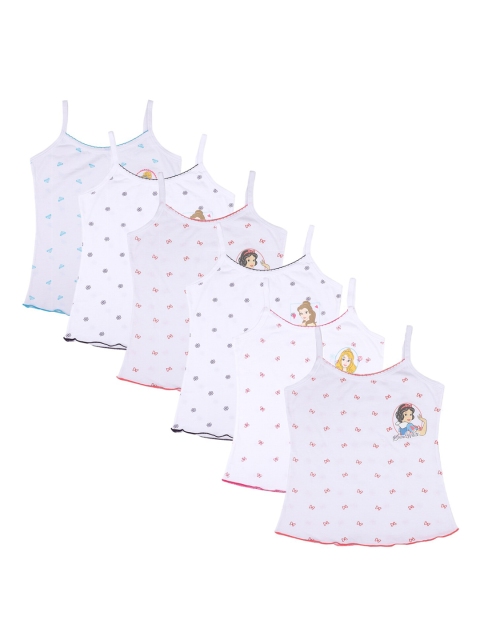 

Bodycare Kids Girls Pack Of 6 Assorted Princess Printed Innerwear Vests