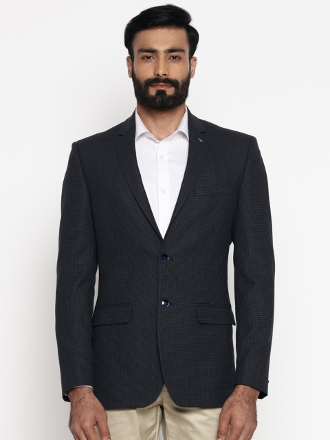 

Park Avenue Blue Single-Breasted Blazer