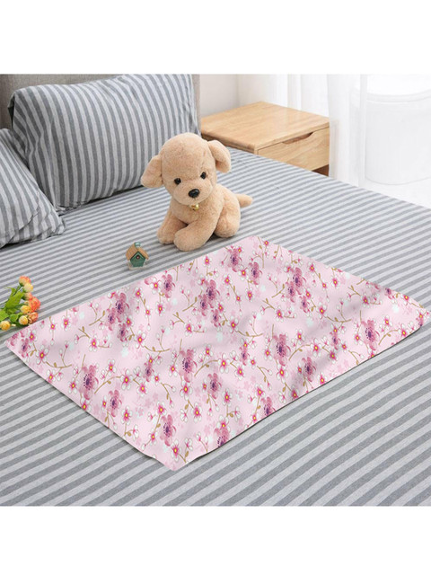 

Snugkins Infants Printed Diaper Changing Mat, Pink