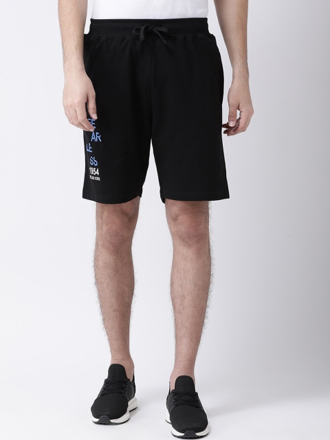 

Club York Men Black Printed Sports Shorts