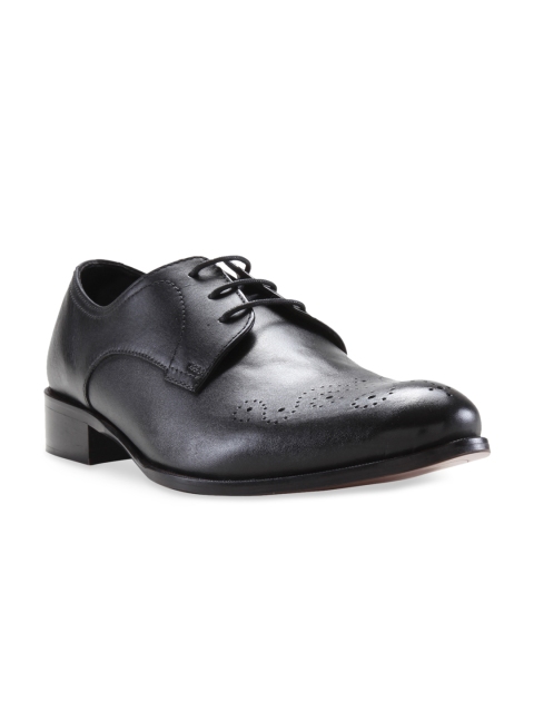

Franco Leone Men Black Leather Derbys