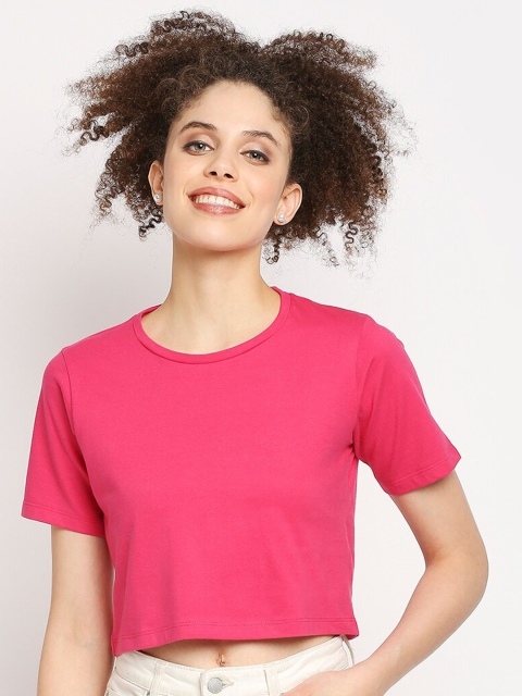 

Autumn Hues Women Pink T-shirt