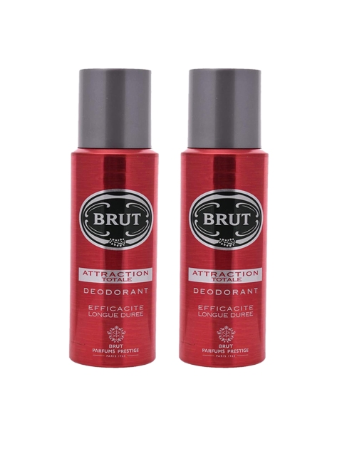 

BRUT Men Set Of 2 Original Deodorant Attraction 250 ml Each, Red