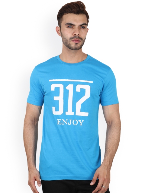 

Undercolors of Benetton Men Blue Printed Round Neck T-shirt