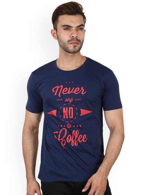 

Undercolors of Benetton Men Blue Printed Round Neck T-shirt
