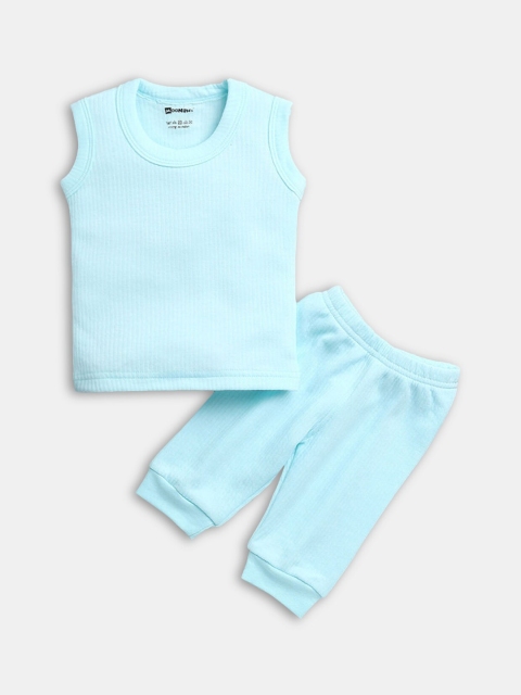 

Hopscotch Boys Blue Solid Cotton Thermal Set