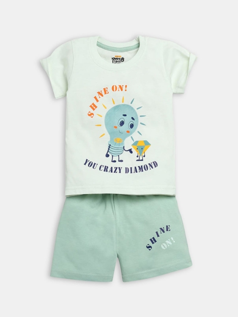 

Hopscotch Boys Multi Clothing Set, Green