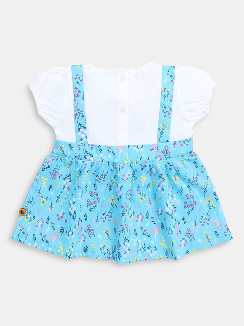 

Hopscotch Girls Blue & White Floral Mini Dress