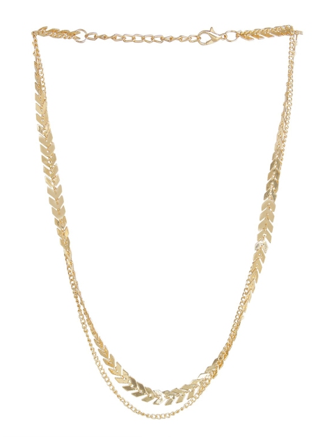 

CARDINAL Gold-Toned Double Layer Necklace Chain