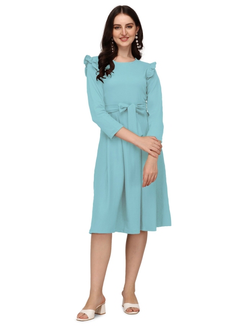

JAPESH Steel Solid Dress