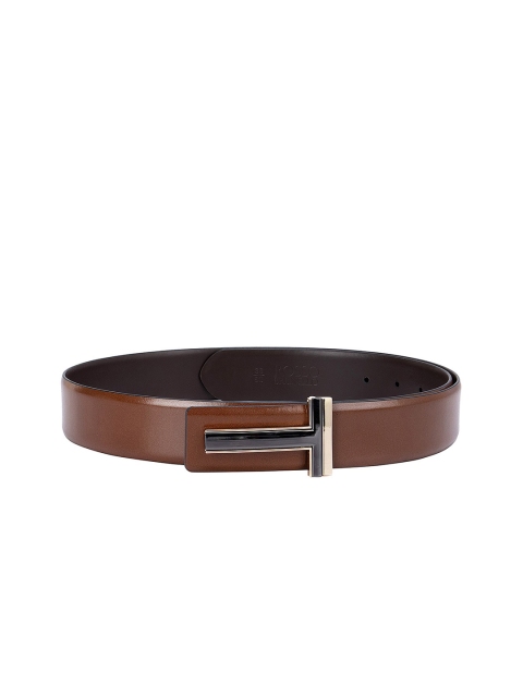 

ROSSO BRUNELLO Men Brown Leather Belt