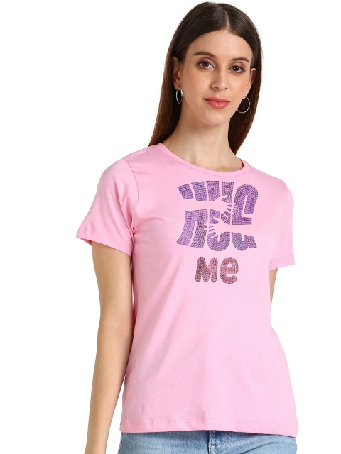 

shashvi Women Rose Typography Printed T-shirt