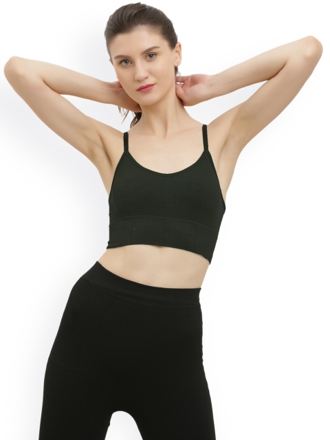 

EVERDION Women Black Seamless Bralette Bra