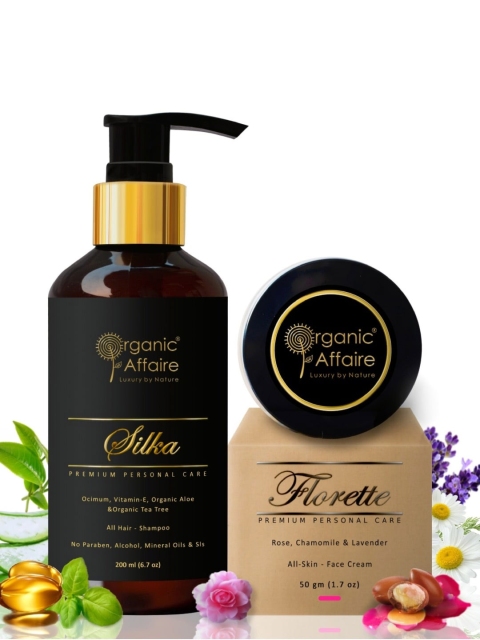 

Organic Affaire Set Of 2 Black Tea Tree Shampoo & Anti-Aging Cream-250 ml