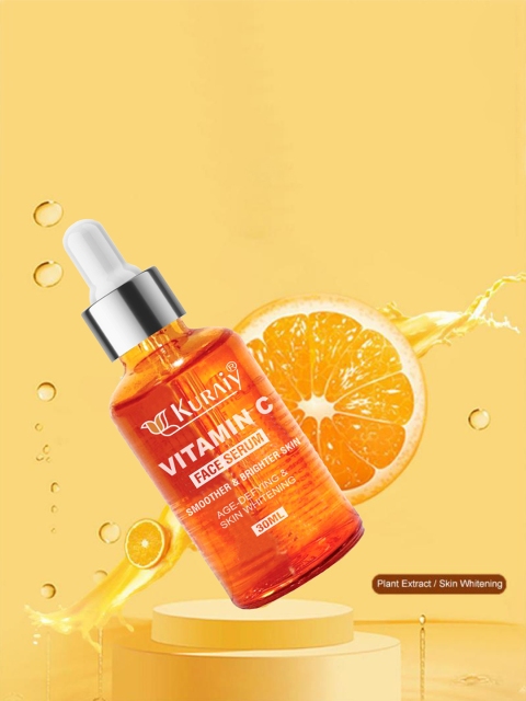 

KURAIY Skin Illuminate Face Serum for Radiant Skin with Vitamin C & Turmeric (30 ml), Orange