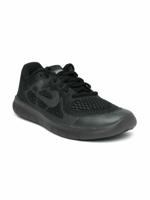 

Nike Boys Black FREE RN 2017 (GS) Running Shoes