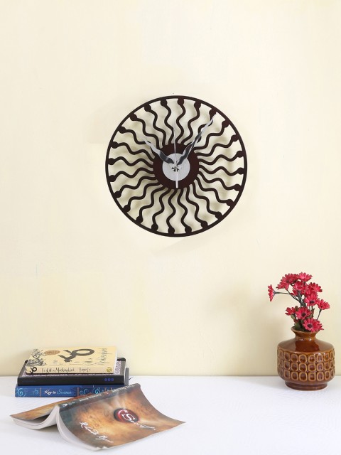 

Safal Brown & White Dial Wooden 30 cm Analogue Wall Clock