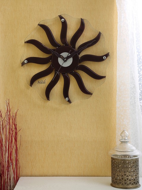 

Safal Brown Dial Round Wooden Analogue Wall Clock
