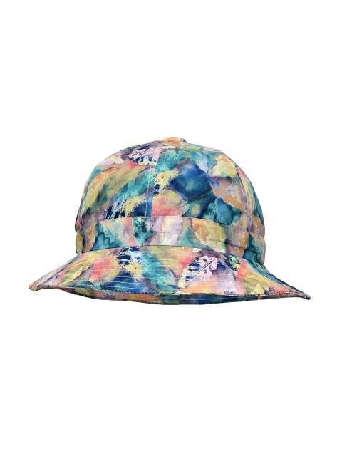 

FabSeasons Women Yellow & Blue Printed Bucket Hat