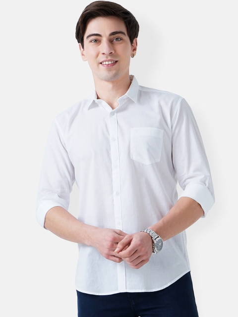 

SORATIA Men White Slim Fit Formal Shirt