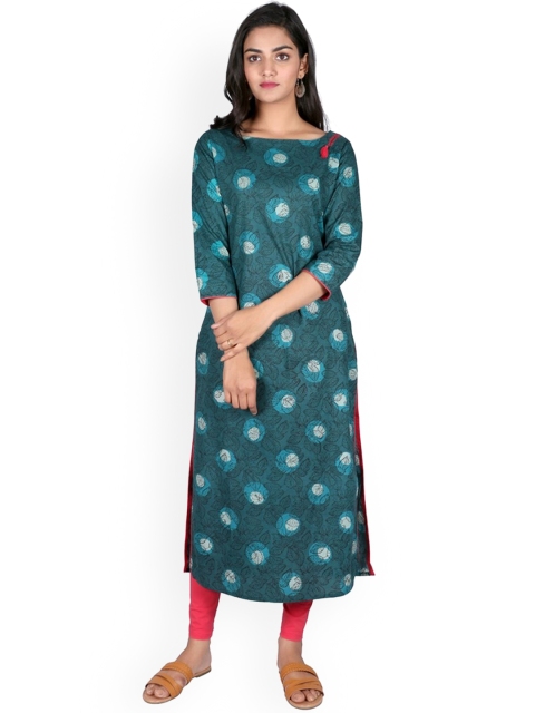 

SUTI Women Sea Green Ethnic Motifs Kurta