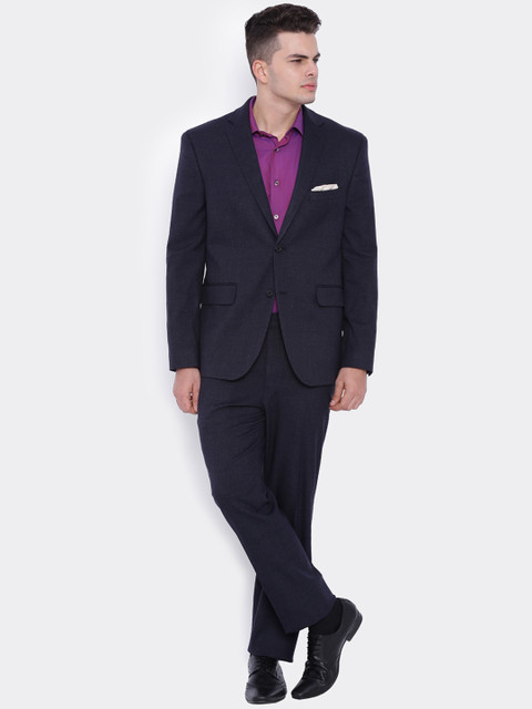 

SUITLTD Men Grey Single-Breasted Formal Suit
