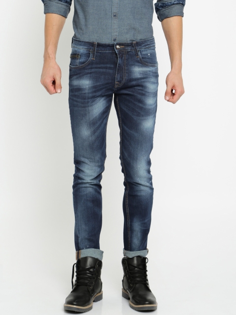 

Ed Hardy Men Blue Slim Fit Mid-Rise Clean Look Jeans