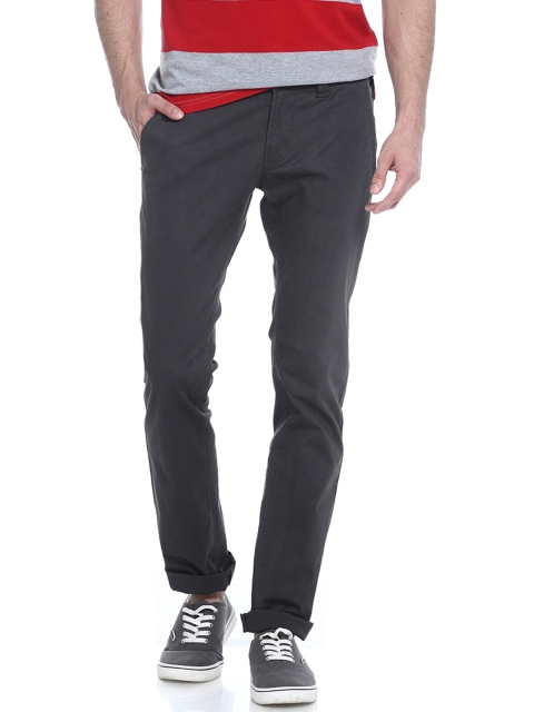 

Basics Men Grey Skinny Fit Chinos