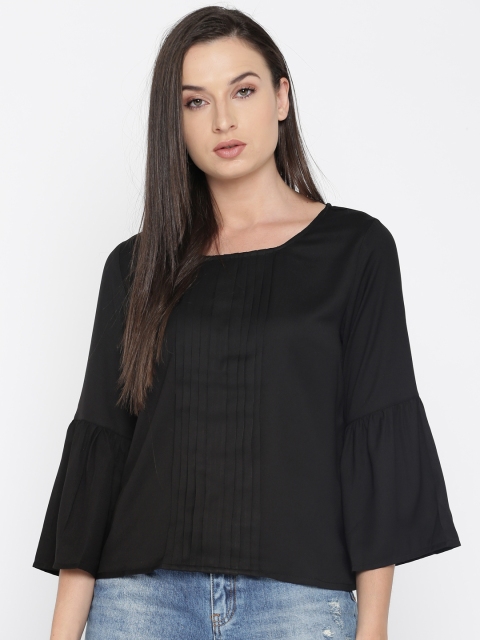 

Ms.Taken By Kriti Sanon Women Black Solid Top