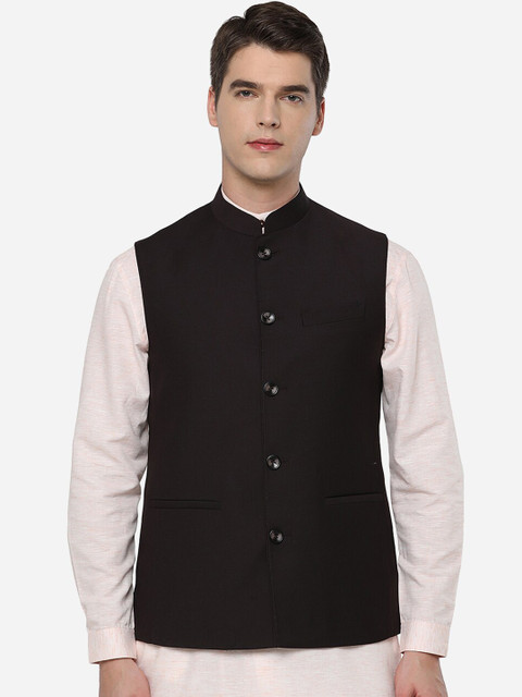 

JADE BLUE Men Brown Tailored Jacket