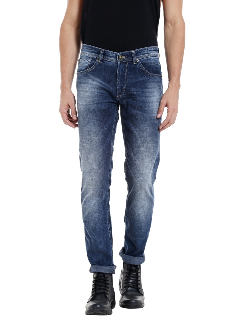 

SPYKAR Men Blue Tapered Fit Low-Rise Clean Look Jeans