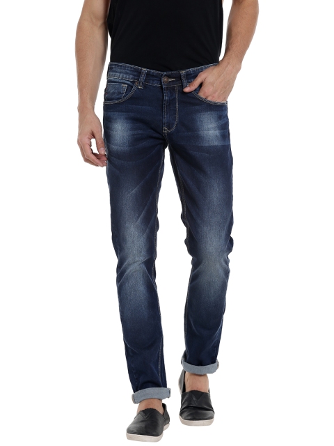 

SPYKAR Men Navy Blue Skinny Fit Low-Rise Clean Look Jeans