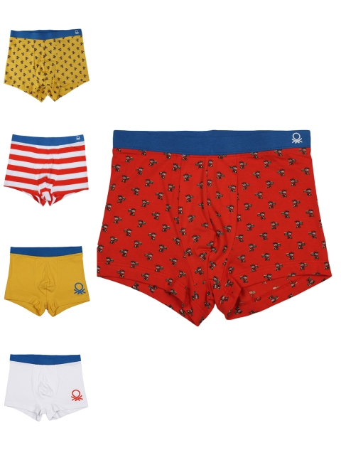 

United Colors of Benetton Boys Pack of 5 Trunks KB10I-902, Multi