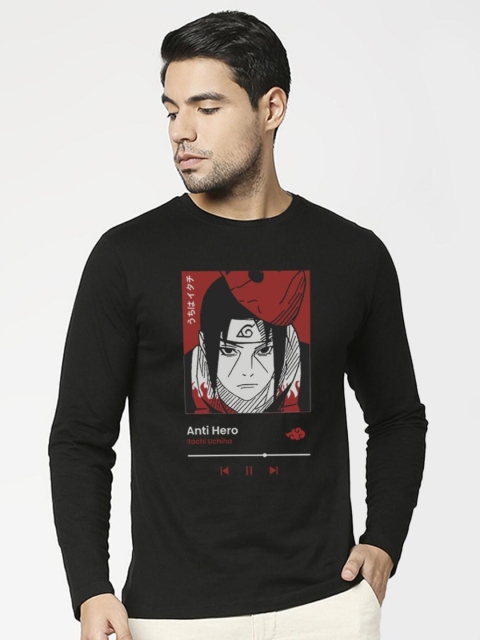 

Bewakoof Men Black Printed T-shirt