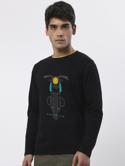 

Bewakoof Men Black Printed T-shirt