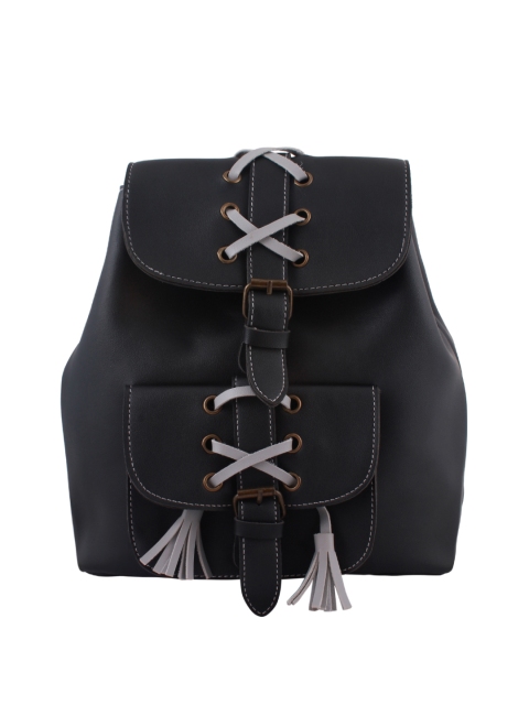 

20Dresses Women Black Solid Backpack