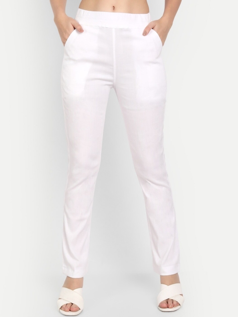 

APELLA Women White Trousers