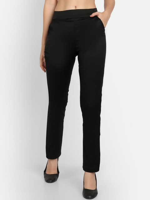 

APELLA Women Black Trousers