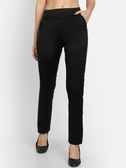 

APELLA Women Black Trousers