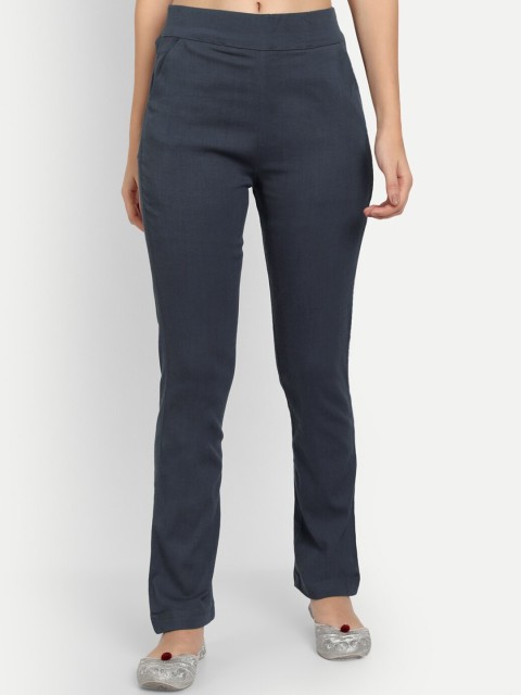 

APELLA Women Grey Trousers