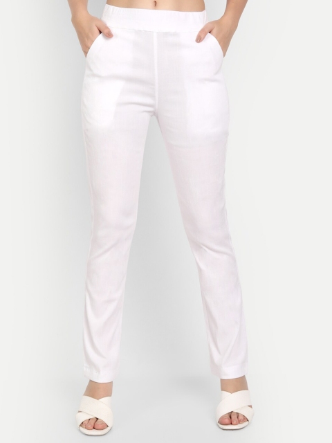 

APELLA Women White Trousers
