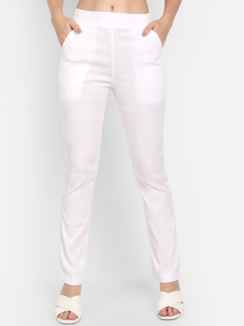

APELLA Women White Trousers