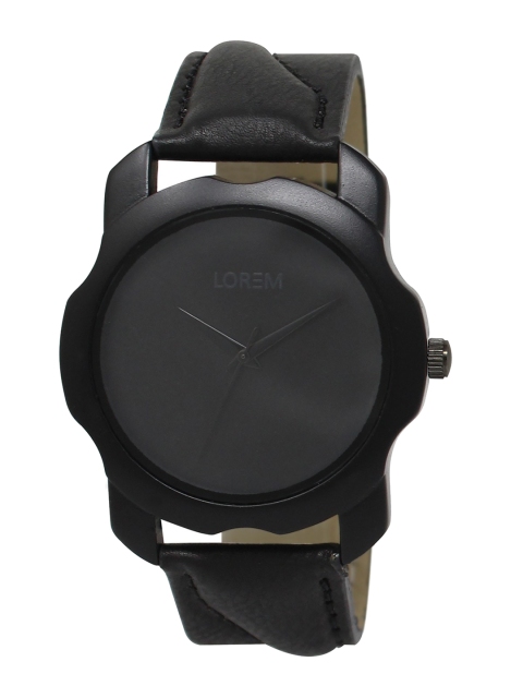 

LOREM Men Black Dial & Black Straps Analogue Watch LR22-CM-Black
