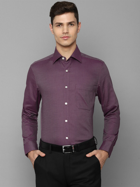 

Louis Philippe Men Purple Formal Shirt