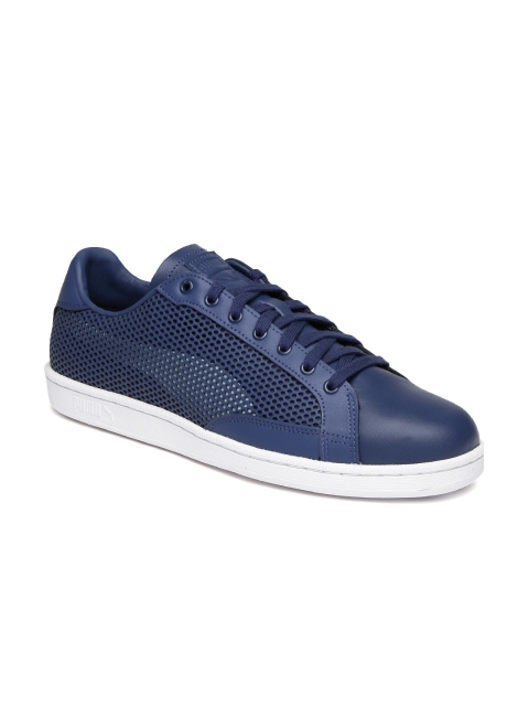 

PUMA Men Navy Solid Match 74 Summer Shade Regular Sneakers, Navy blue