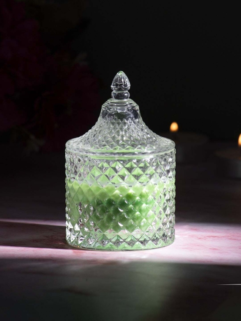 

MARKET99 Green Textured Scented Candles