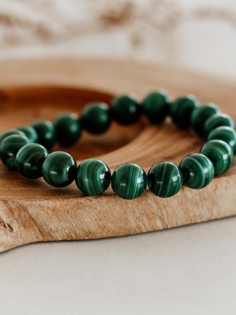 

Young & Forever Unisex Green Brass Crystals Bracelet