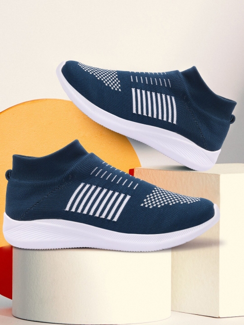 

M7 by Metronaut Men Blue Woven Design Sneakers